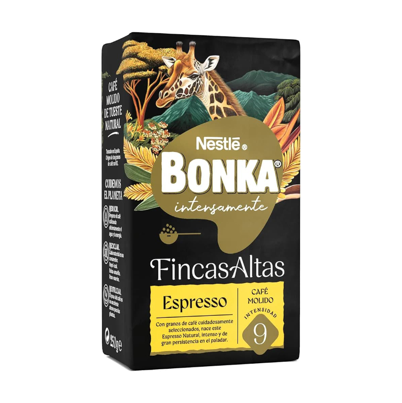 قهوه بونکا نستله Nestle BONKA مدل اسپرسو Espresso ( پاکت 250 گرمی )
