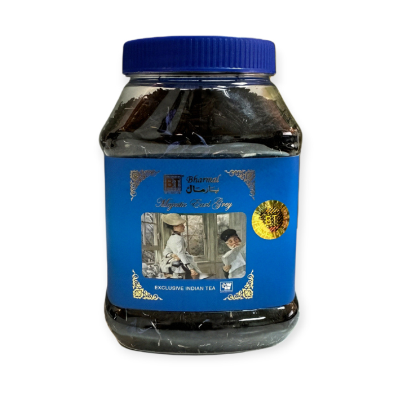 چای سیاه  بارمال Barma مدل  ارل گری Earl Grey ( قوطی پلاستیکی 200 گرمی )