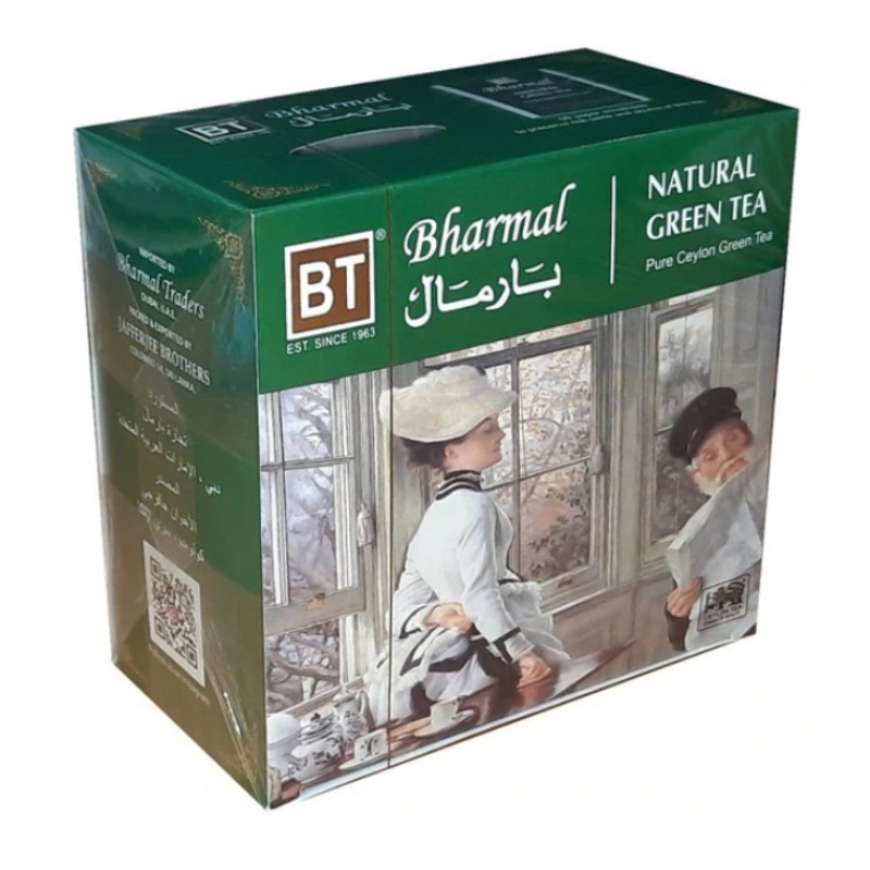 چای تی بگ بارمال Barmal مدل چای سبز طبیعی natural green tea ( پاکت 50 عددی )