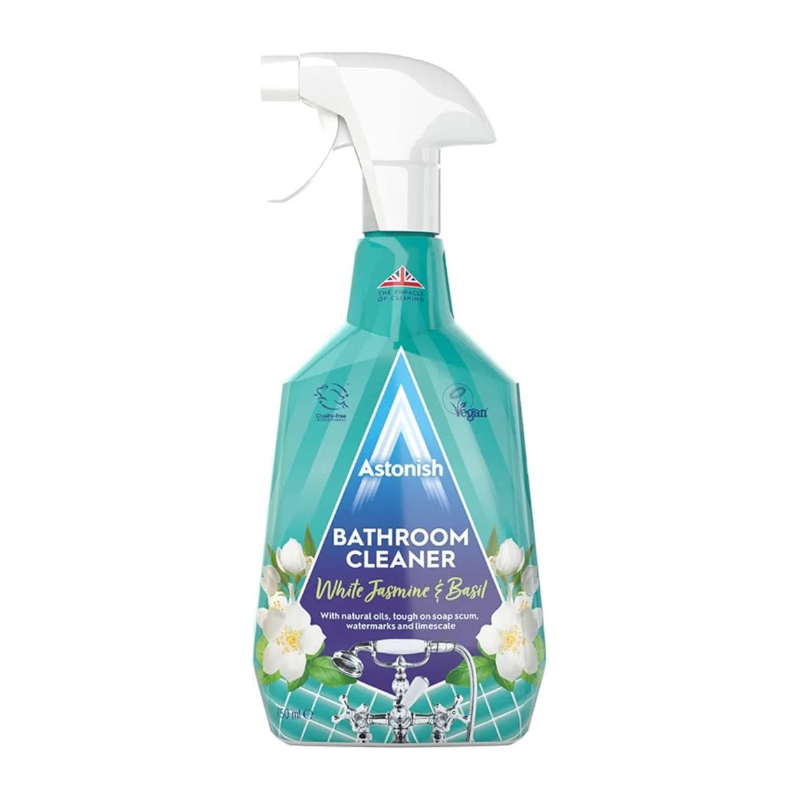 اسپری پاک کننده سرویس بهداشتی آستونیش  Astonish با رایحه یاس سفید و ریحان ( 750 میل )
