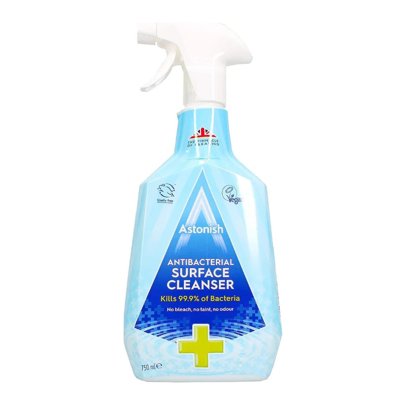 اسپری پاک‌کننده و آنتی‌باکتریال سطوح آستونیش Astonish بدون بو ( 750 میل )