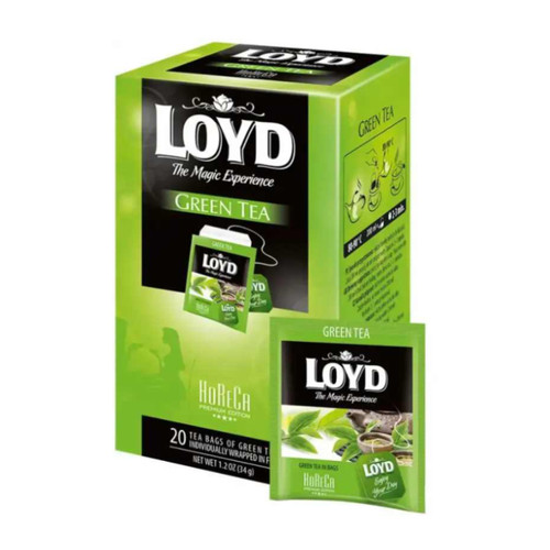 چای سبز تیبگ لوید LOYD مدل Green Tea (پاکت 20 عددی)