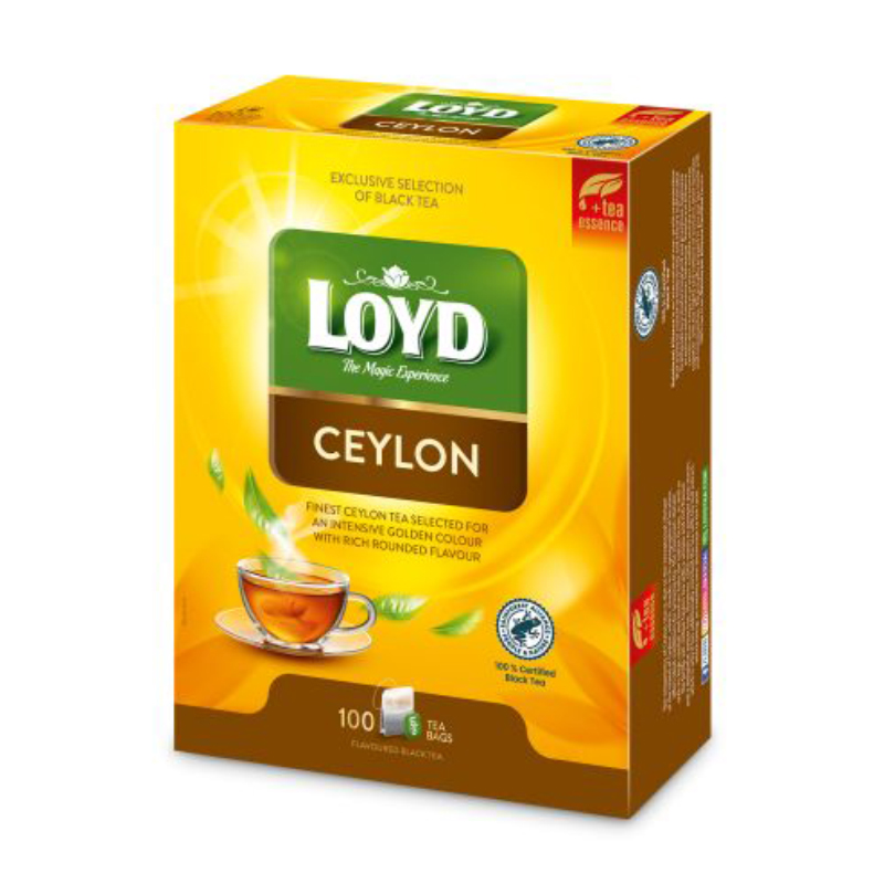 چای تی‌بگ لوید LOYD مدل سیلان Ceylon (پاکت 100 عددی)