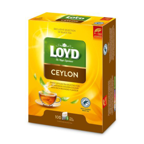 چای تیبگ لوید LOYD مدل سیلان Ceylon (پاکت 100 عددی)