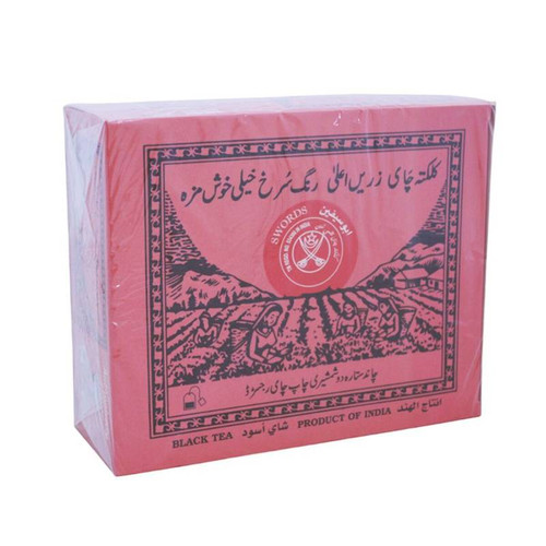 چای تی بگ شمشیری ساده Two Swords Black Tea (پاکت 100 عددی)