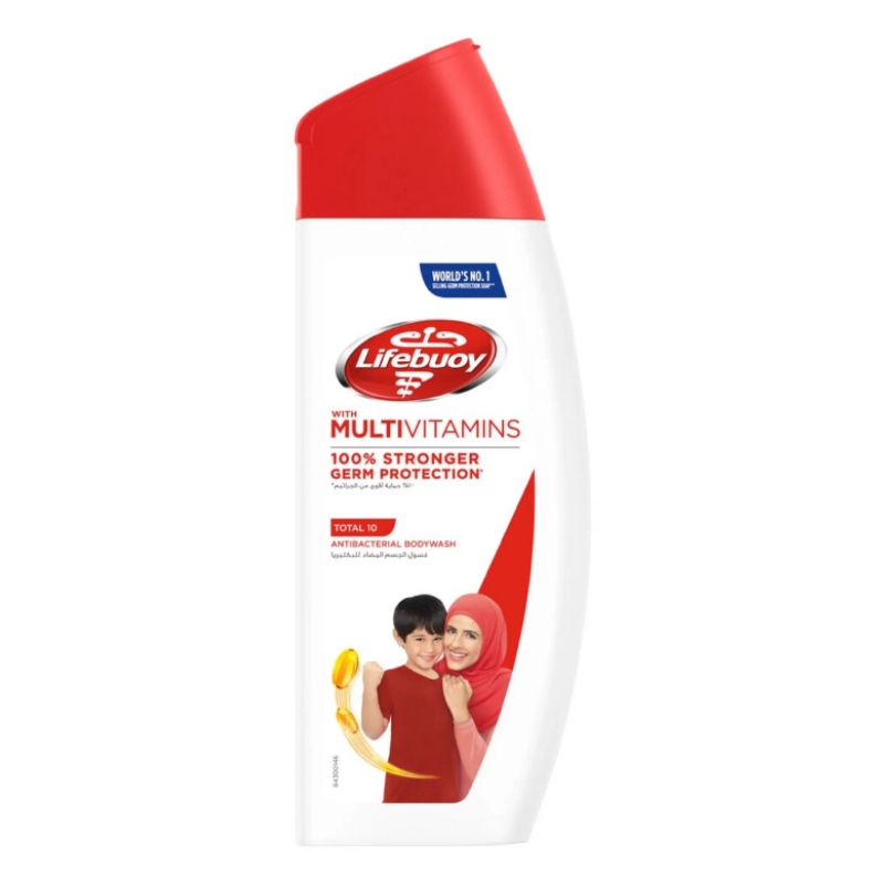 شامپو بدن آنتی‌باکتریال لایف بوی Lifebuoy مدل Total 10 ( 300 میل )