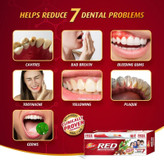 خمیر دندان گیاهی احمر دابور رد DABUR RED + مسواک رایگان