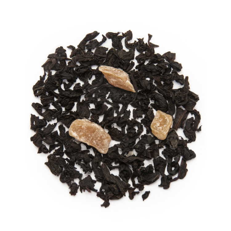 چای سیاه میوهای جاف تی JAF TEA با طعم هلو Peach (پاکت 100 گرمی)