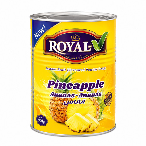 پودر شربت رویال Royal با طعم آناناس Pineapple ( قوطی 900 گرمی )