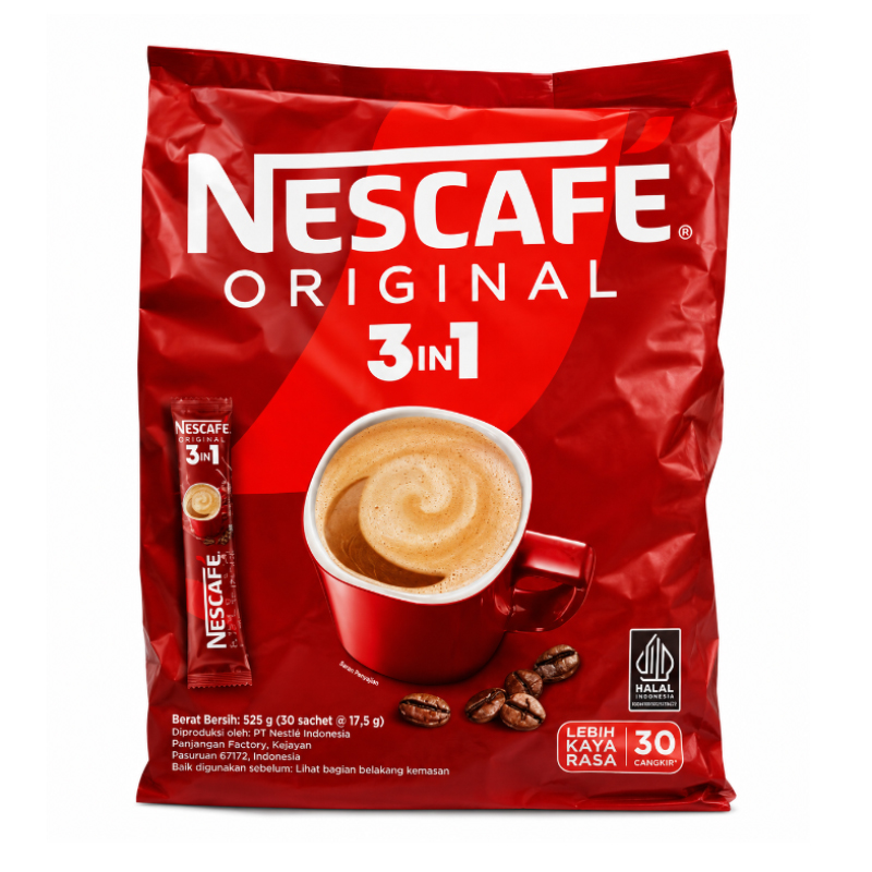 کافی میکس 3 در 1 نسکافه Nescafé مدل اورجینال Original ( بسته 30 عددی )