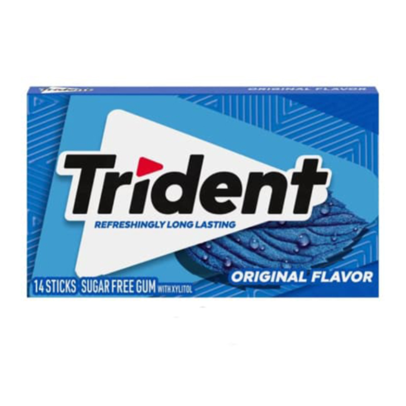 آدامس بدون قند تریدنت Trident با طعم اورجینال ORIGINAL ( ۱۴ عددی )