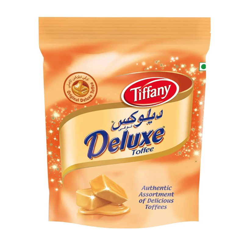 تافی کره ای تیفانی Tiffany مدل Deluxe (بسته ۶۰۰ گرمی)