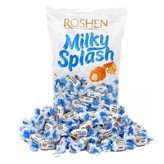 تافی شیری روشن Roshen مدل Milky Splash (بسته ۱ کیلویی)