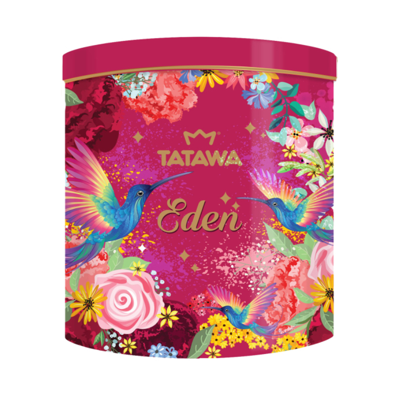 بیسکویت و کوکی‌ میکس تاتاوا Tatawa مدل Eden ( قوطی فلزی ۴۳۰ گرمی )