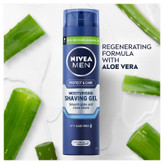 ژل اصلاح مرطوب کننده مردانه نیوآ NIVEA مدل Protect & Care (۲۰۰ میل )