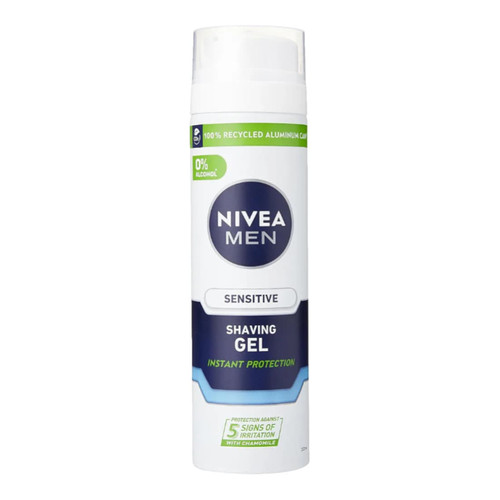 ژل اصلاح مردانه نیوآ NIVEA مدل Sensitive مناسب پوست حساس (۲۰۰ میل )