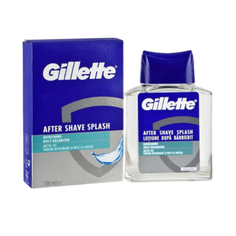 افتر شیو اسپلش مردانه ژیلت Gillette مدل Arctic Ice ( ۱۰۰ میل )