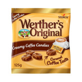 آبنبات خامه ای وردرز اورجینال Werther’s Original مدل قهوه کارامل Creamy Coffee ( بسته 125 گرمی )