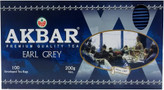 چای تی بگ ( کیسهای ) اکبر Akbar مدل ارل گری Earl Grey ( پاکت ۱۰۰ عددی )