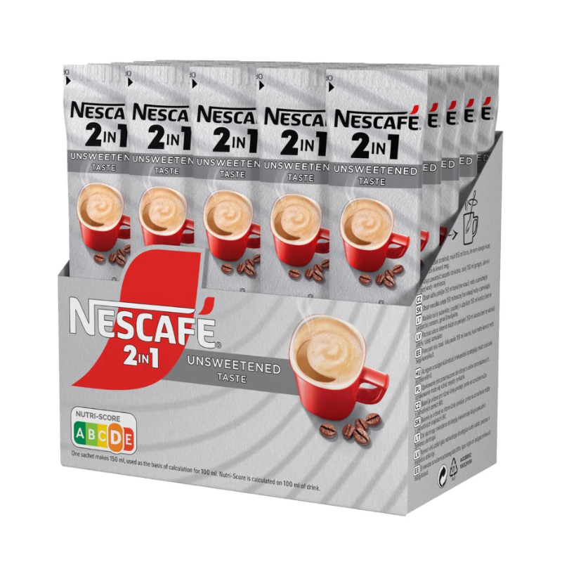 کافی میکس 2 در ۱ بدون شکر نسکافه Nescafe مدل Unsweetened ( بسته ۲۸ عددی )