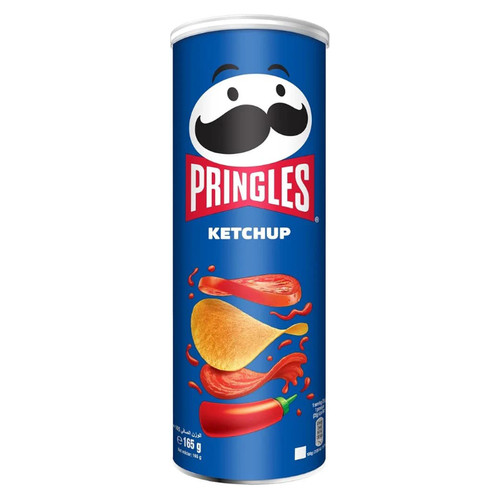 چیپس پرینگلز Pringles با طعم کچاپ Ketchup ( 165 گرم )