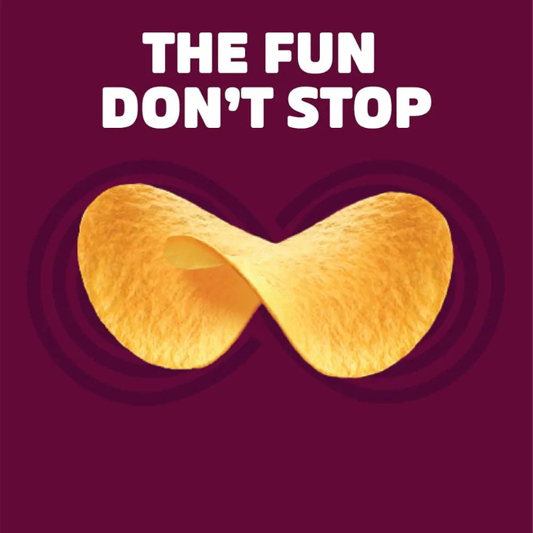 چیپس پرینگلز Pringles با طعم باربیکیو Barbeque ( 165 گرم )