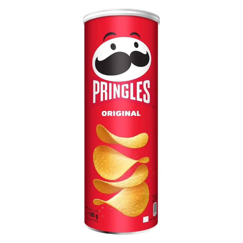 چیپس پرینگلز Pringles با طعم اورجینال Original ( 165 گرم )