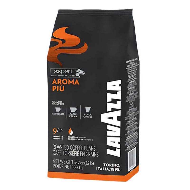 دانه قهوه لاوازا Lavazza مدل Aroma Piu ( پاکت یک کیلویی )