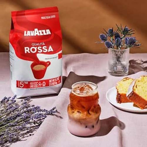 دانه قهوه لاوازا Lavazza مدل Qualità Rossa ( پاکت یک کیلویی )