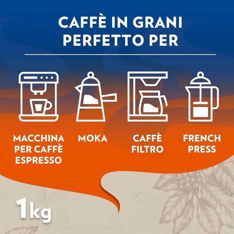 دانه قهوه لاوازا Lavazza مدل Crema e Gusto Espresso Forte