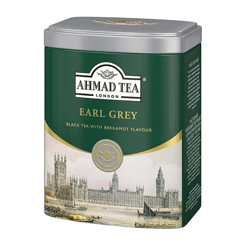 چای احمد Ahmad مدل ارل گری Earl Grey ( قوطی فلزی 200 گرمی )