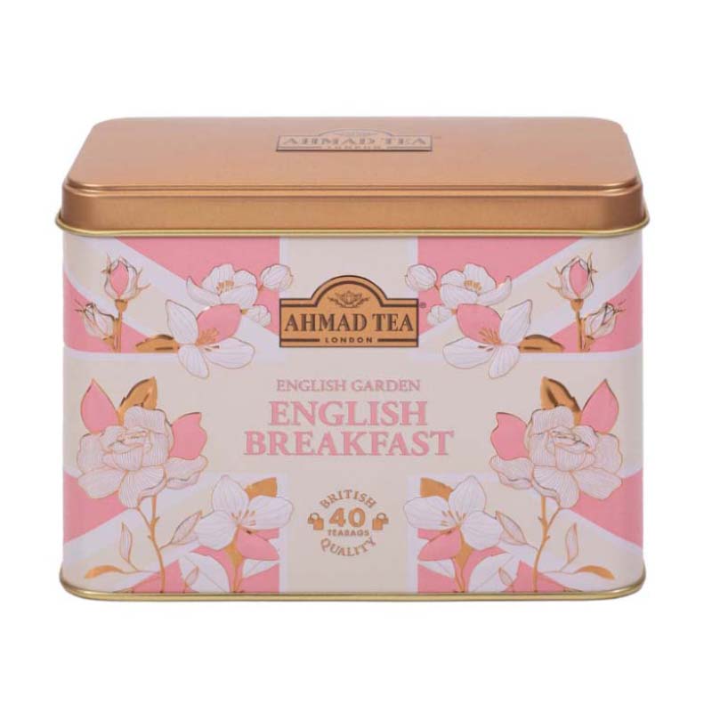چای تی بگ احمد Ahmad مدل صبحانه انگلیسی English Breakfast ( جعبه فلزی ۴۰ عددی )