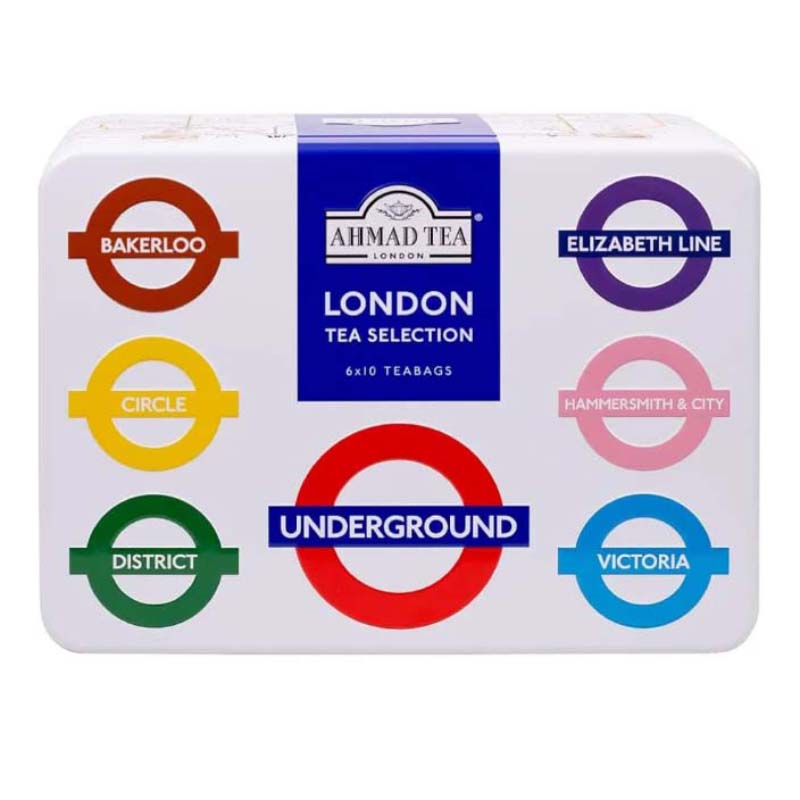 چای تی بگ میکس احمد Ahmad مدل Underground ( جعبه فلزی ۶۰ عددی )