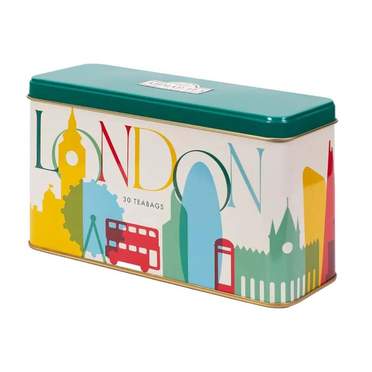 چای تی بگ احمد Ahmad مدل London ( جعبه فلزی 30 عددی )