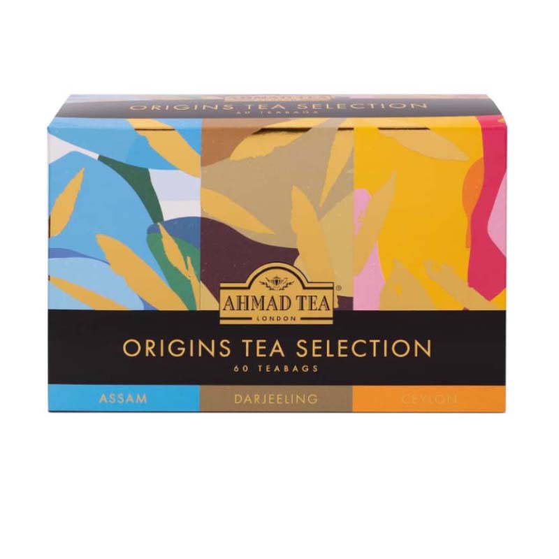 چای تی بگ میکس احمد Ahmad مدل Origins Tea Selection ( پاکت 60 عددی )