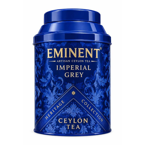 چای سیاه امیننت Eminent مدل ارل گری IMPERIAL GREY ( قوطی 150 گرمی )