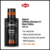 شامپو ضد ریزش مشکی آلپسین Alpecin مدل سی وان کافئین دار C1 Coffein