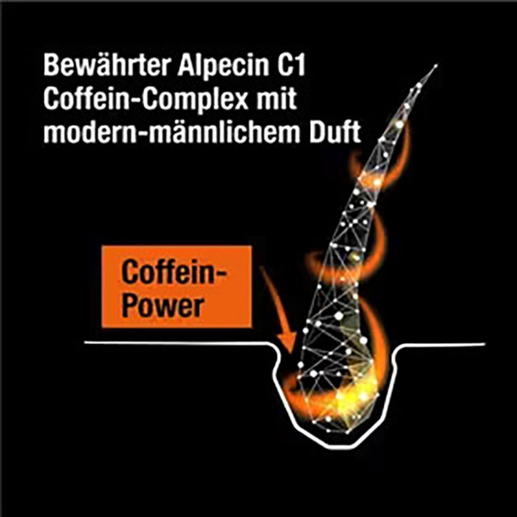 شامپو ضد ریزش مشکی آلپسین Alpecin مدل سی وان کافئین دار C1 Coffein