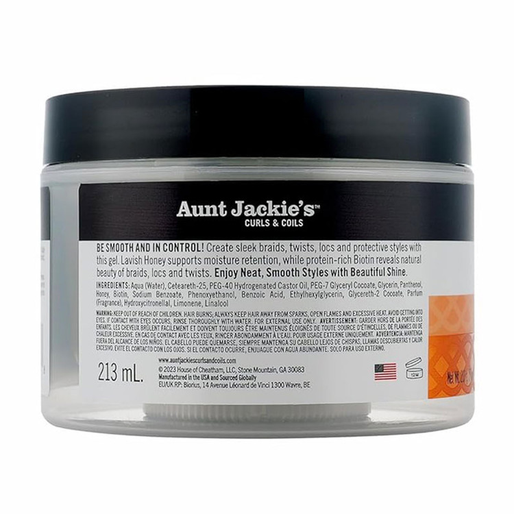 ژل توئیست و استایل قوی آنت جکیز Aunt Jackie's مدل عسل و بیوتین Honey & Biotin