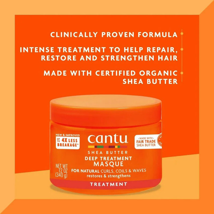 ماسک مو درمانی عمیق شی باتر کنتو Cantu