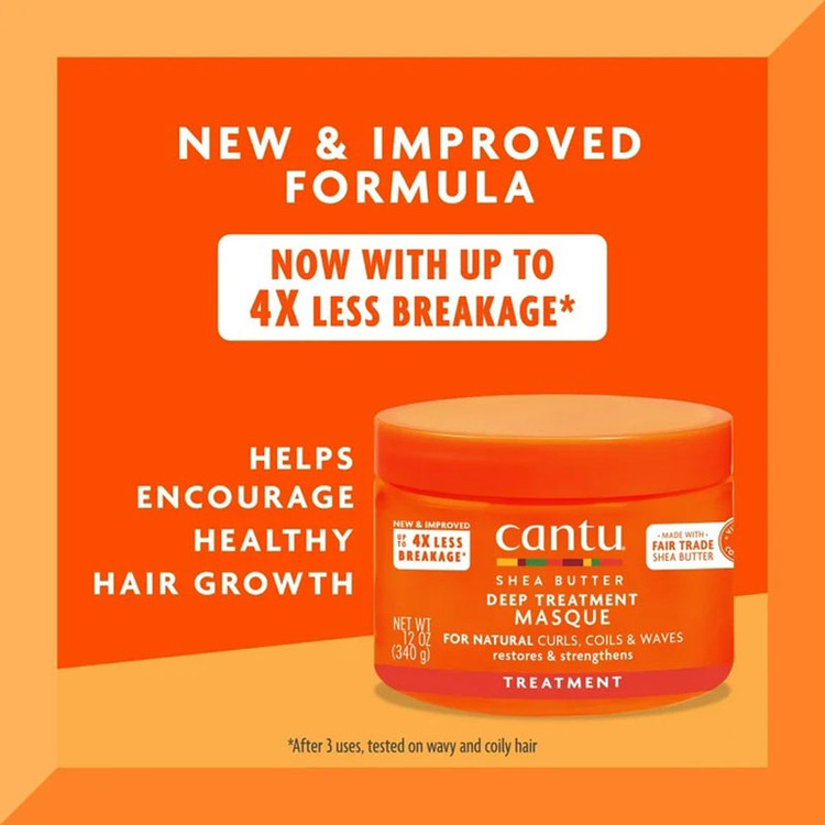 ماسک مو درمانی عمیق شی باتر کنتو Cantu
