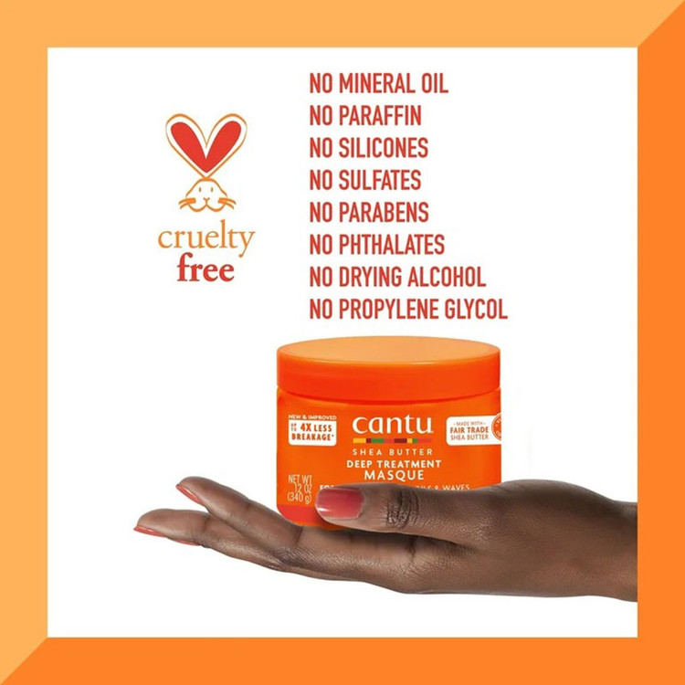 ماسک مو درمانی عمیق شی باتر کنتو Cantu