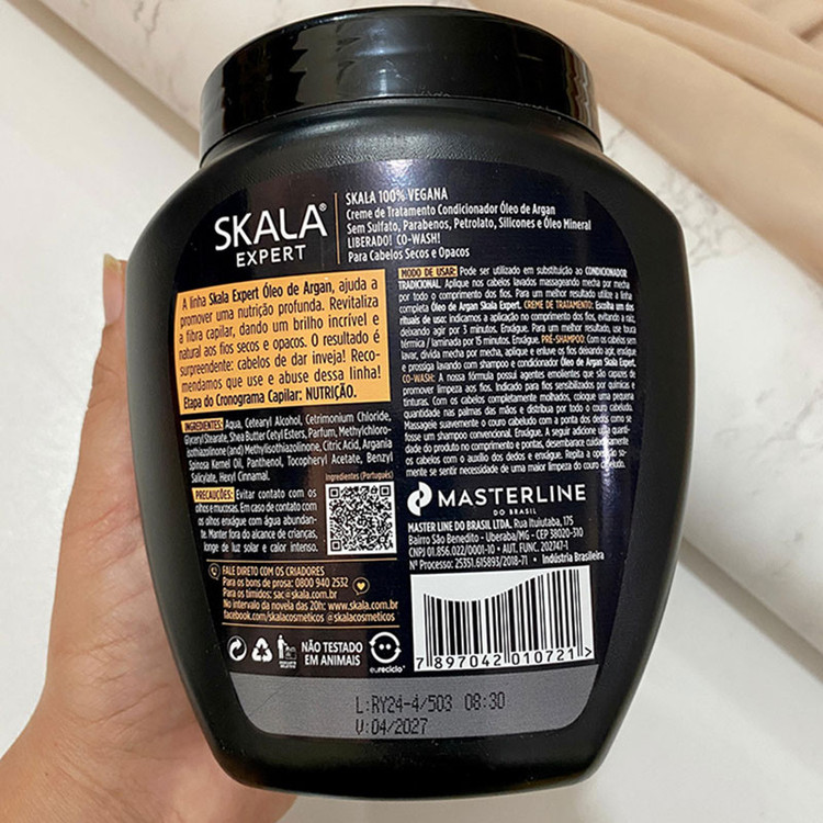 ماسک مو روغن آرگان اسکالا skala مدل ÓLEO DE ARGAN