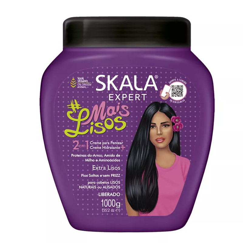 کرم مو ۲ در ۱ آبرسان و پروتئینه اسکالا Skala مدل Mais Lisos