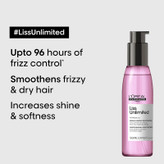 سرم مو ضد وز و صاف کننده لورآل L’Oréal مدل لیس آنلیمیتد Liss Unlimited