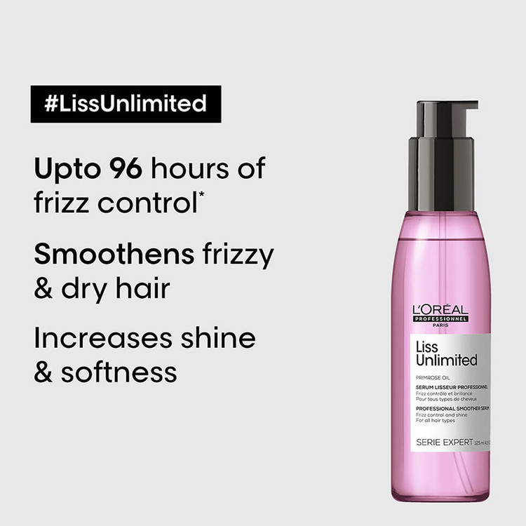 سرم مو ضد وز و صاف کننده لورآل L’Oréal مدل لیس آنلیمیتد Liss Unlimited