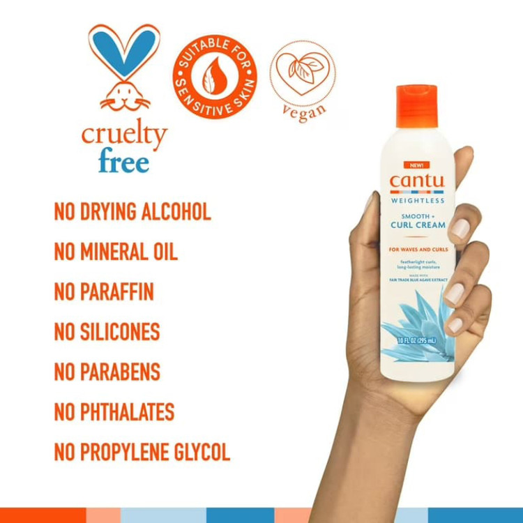 کرم فر استایل آگاوه کنتو Cantu کالکشن جدید Weightless Smoothing