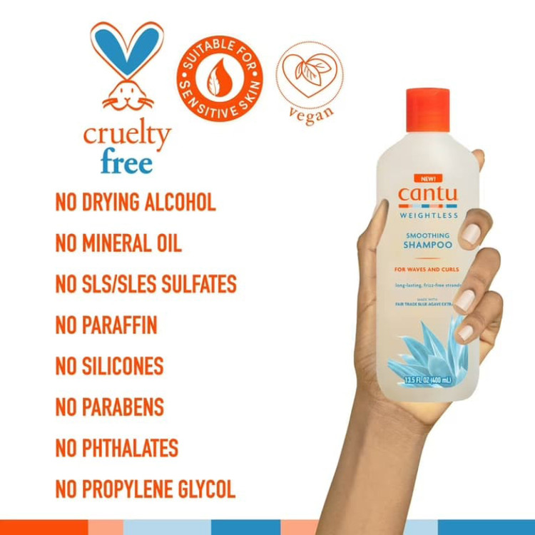 شامپو آگاوه کنتو Cantu کالکشن جدید Weightless Smoothing