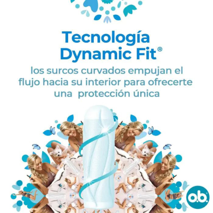 تامپون او.بی پروکامفورت o.b. ProComfort مدل مینی Mini ( بسته ۱۶ عددی )