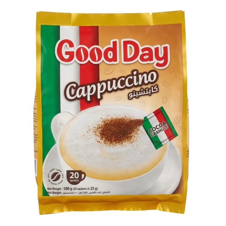 کاپوچینو گوددی Good Day ( بسته ۲۰ عددی )